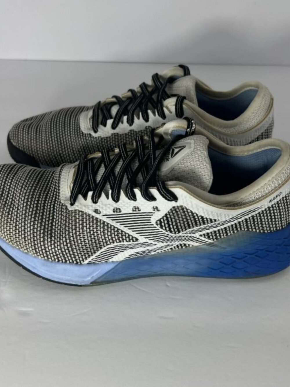 Reebok Shoes Womens 6.5 Crossfit Nano 9 Sneakers Gray Lace Up Low Top 123875515